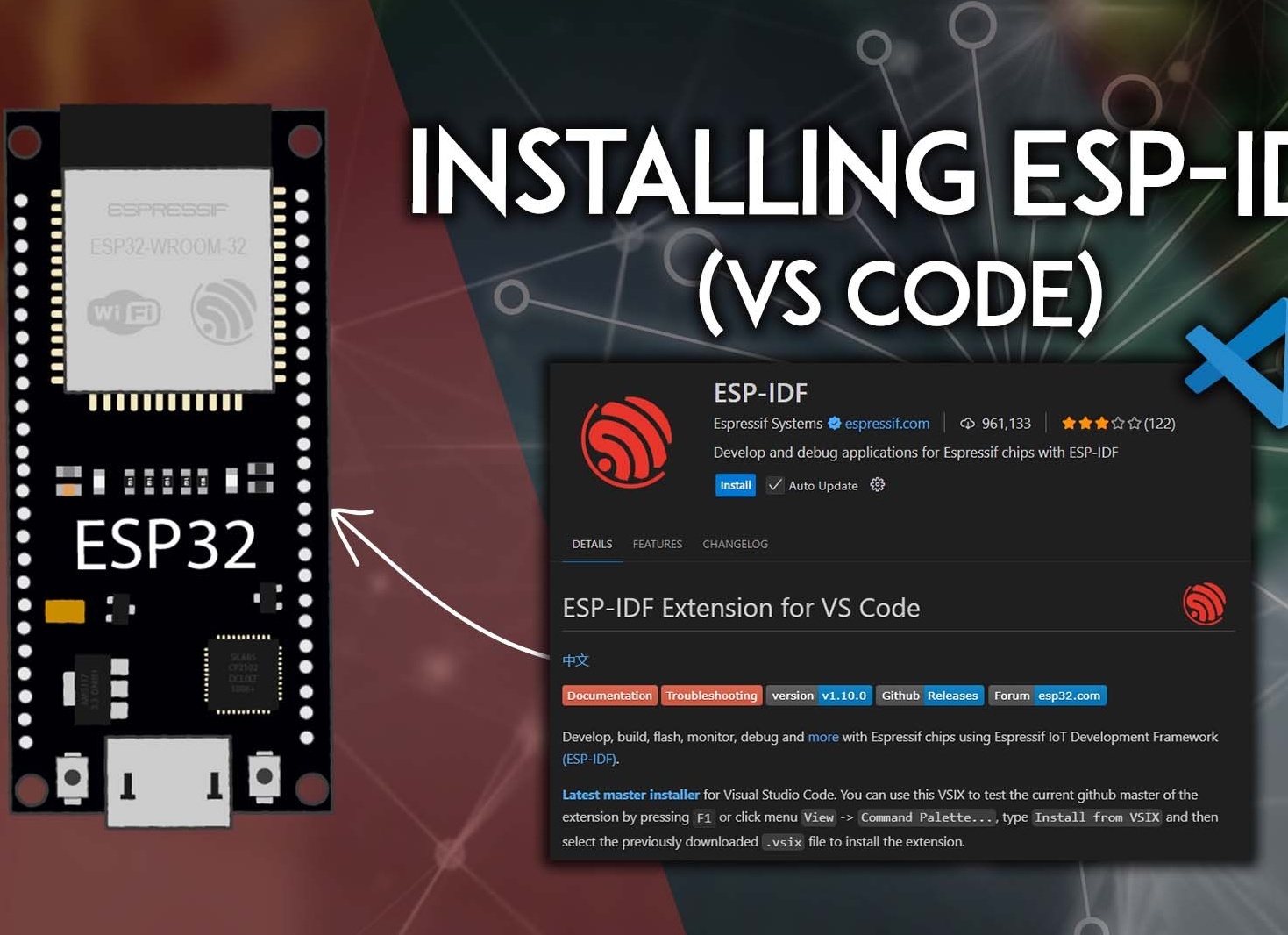 Установка ESP-IDF с помощью ESP-IDF Installation Manager