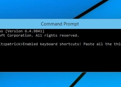 Как включить Ctrl + C / Ctrl + V для копирования вставки в командной строке Windows