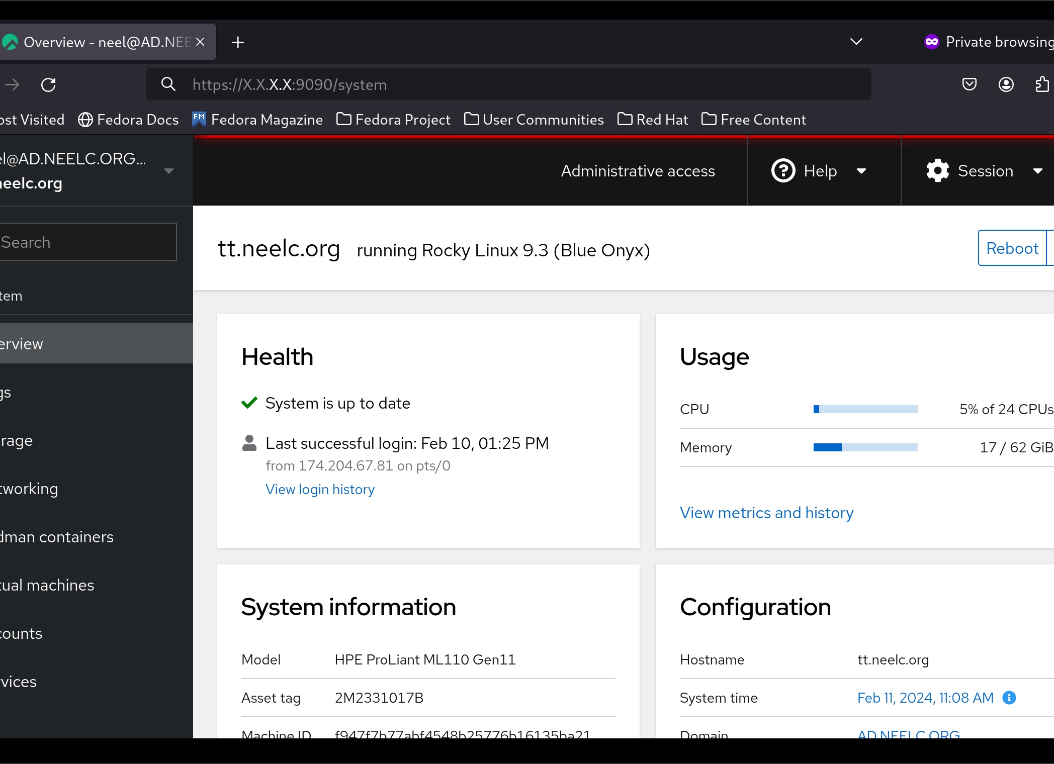 Установка KVM и Cockpit WEB Console на Debian BookWorm (12)